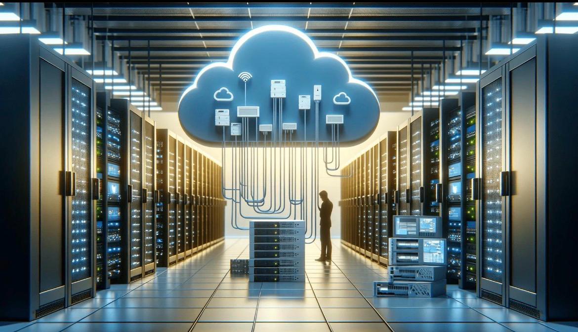 Cloud-connected data center and enterprise server infrastructure